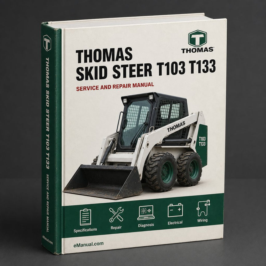 Thomas Skid Steer Manual T103 T133 PDF