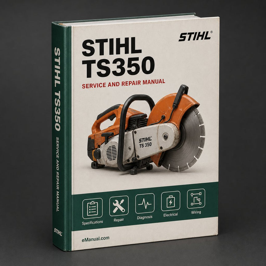 Stihl TS350 Workshop Manual PDF