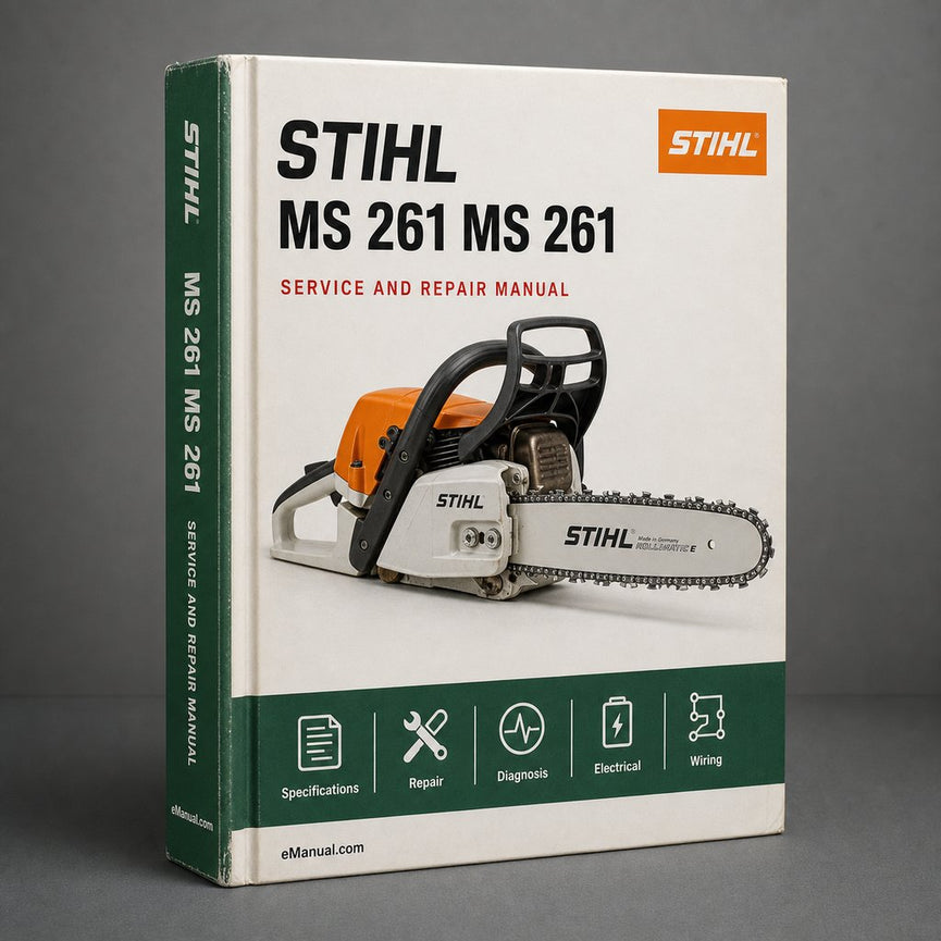 Stihl MS 261 MS 261 C Service Repair Workshop Manual PDF