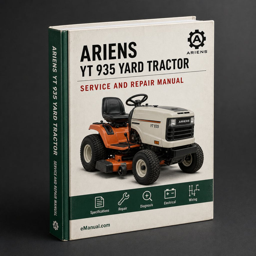 ARIENS YT 935 YARD Tractor Workshop Service Manual PDF