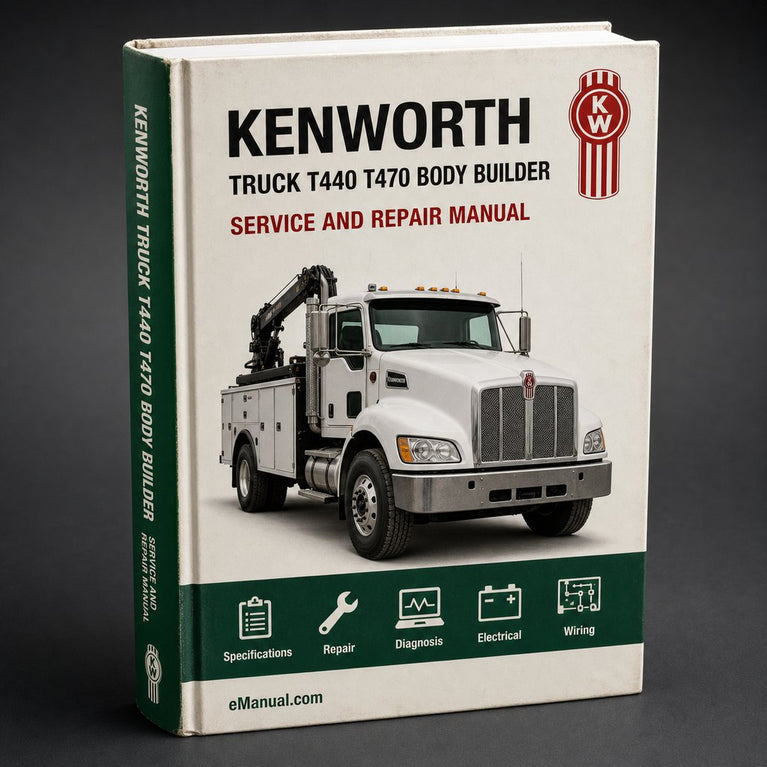 Kenworth Truck T440 T470 Body Builder Manual PDF