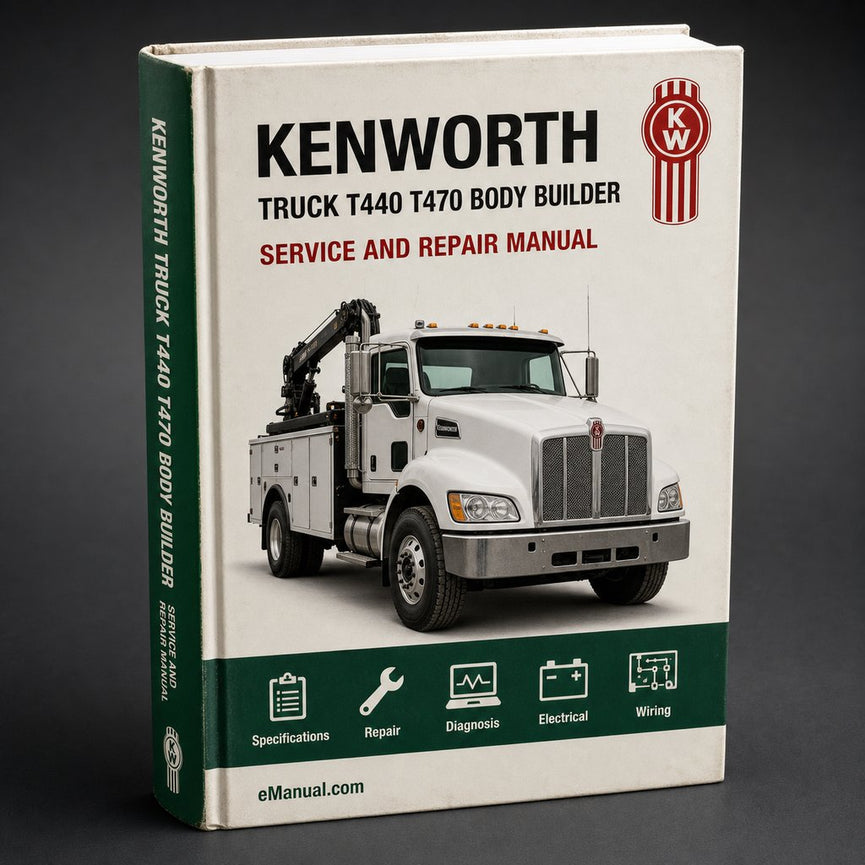 Kenworth Truck T440 T470 Body Builder Manual PDF
