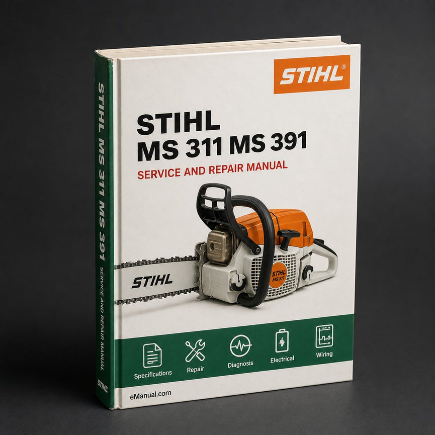 Stihl MS 311 MS 391 Service Repair Workshop Manual PDF