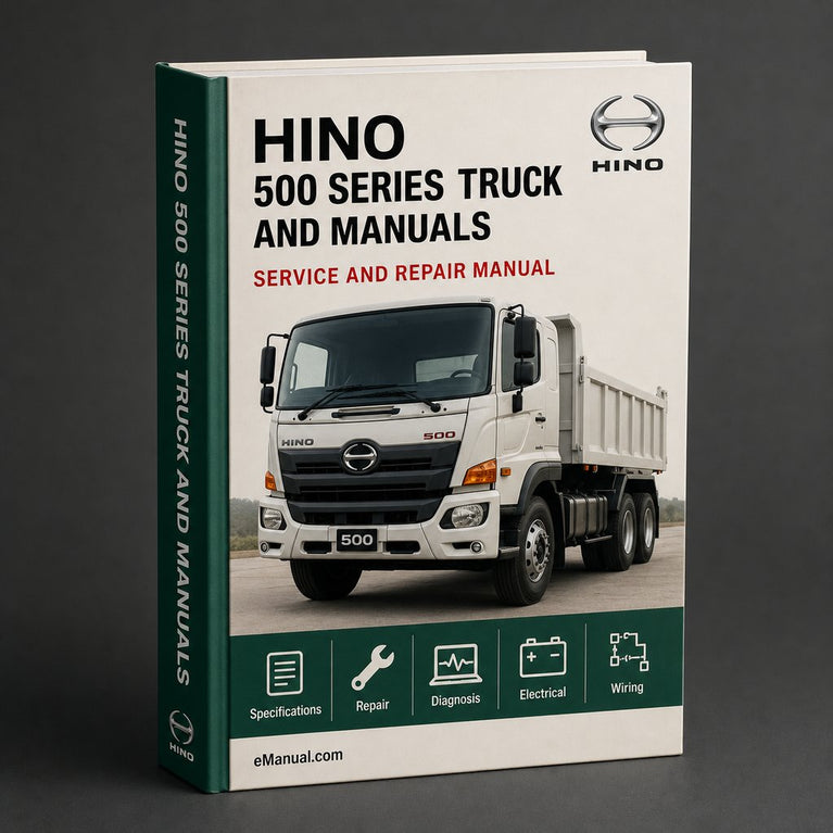 Hino 500 series truck Service and Repair Manuals PDF