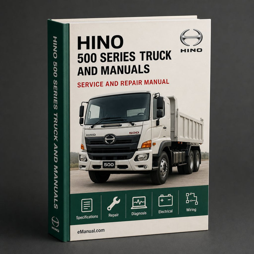 Hino 500 series truck Service and Repair Manuals PDF