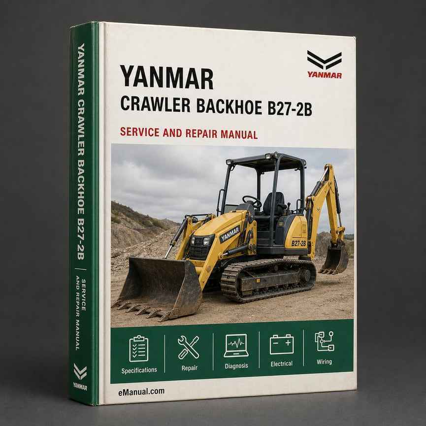 Yanmar Crawler Backhoe B27-2B Parts Catalog Manual PDF