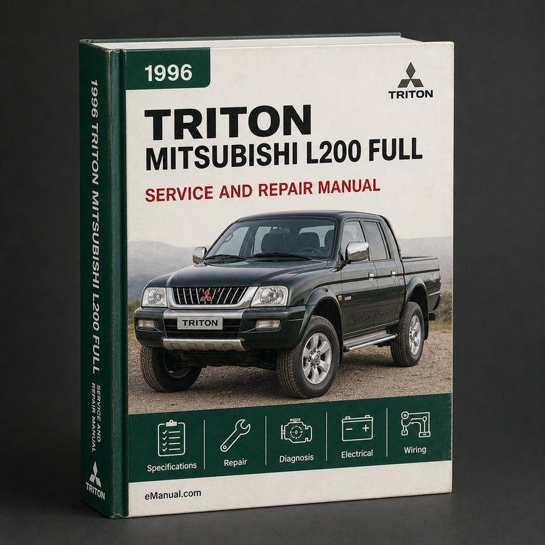 Mitsubishi L200 Triton 1996-2004 Full Service Repair Manual PDF