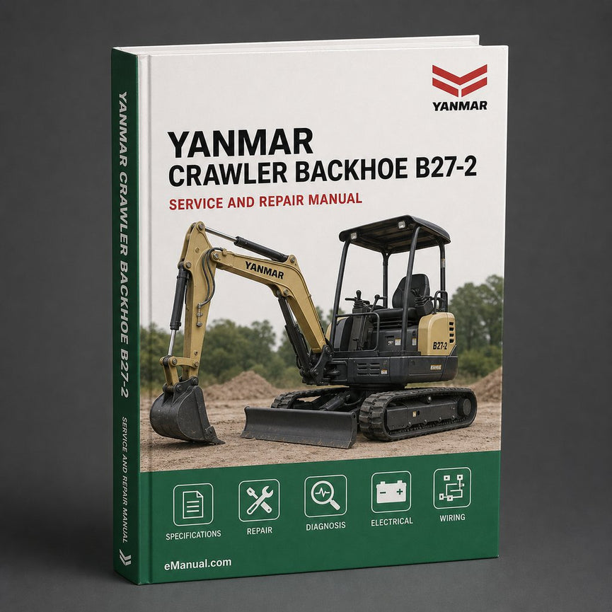 Yanmar Crawler Backhoe B27-2 Parts Catalog Manual PDF