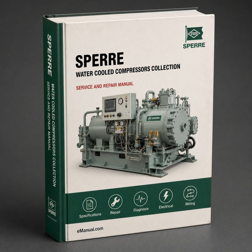 Sperre Water Cooled Compressors Workshop Manual Collection PDF