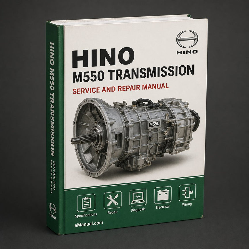 Hino M550 transmission Workshop Manual PDF