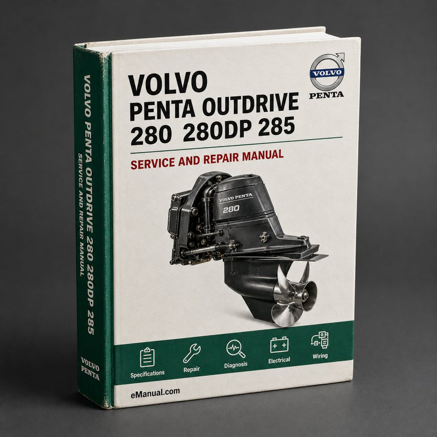 volvo penta outdrive 280 280dp 285 290 290dp Workshop Service Repair Manual PDF