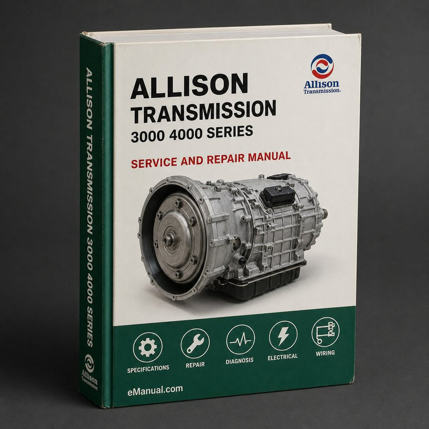 ALLISON Transmission 3000 & 4000 Series Workshop Manual PDF