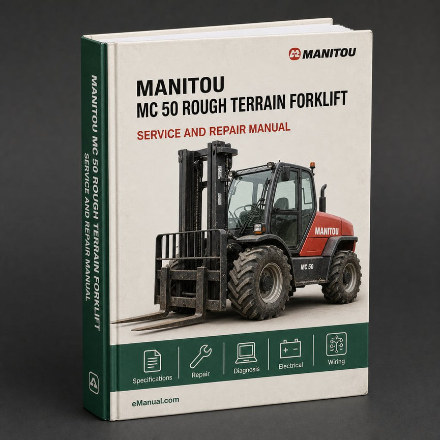 Manitou MC 50 Rough terrain forklift Workshop Service Manual PDF