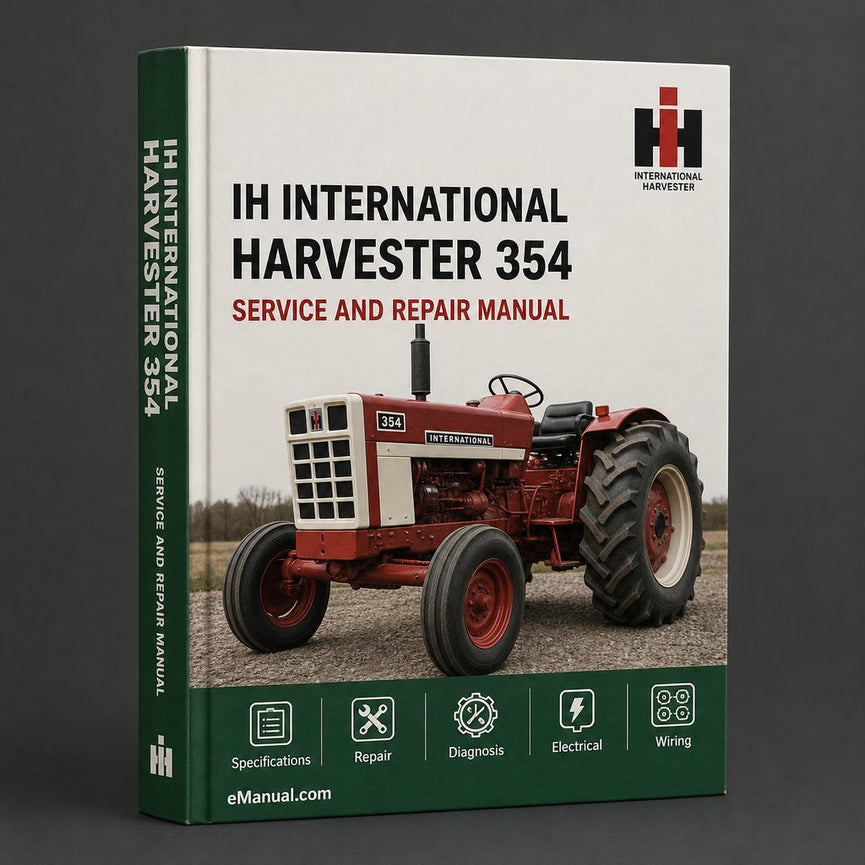 IH International Harvester 354 Factory Service Repair Manual PDF