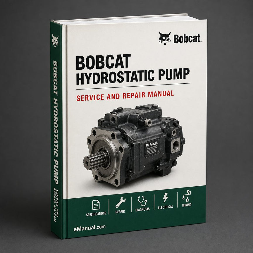 Bobcat Hydrostatic Pump Parts Service Repair Manual PDF