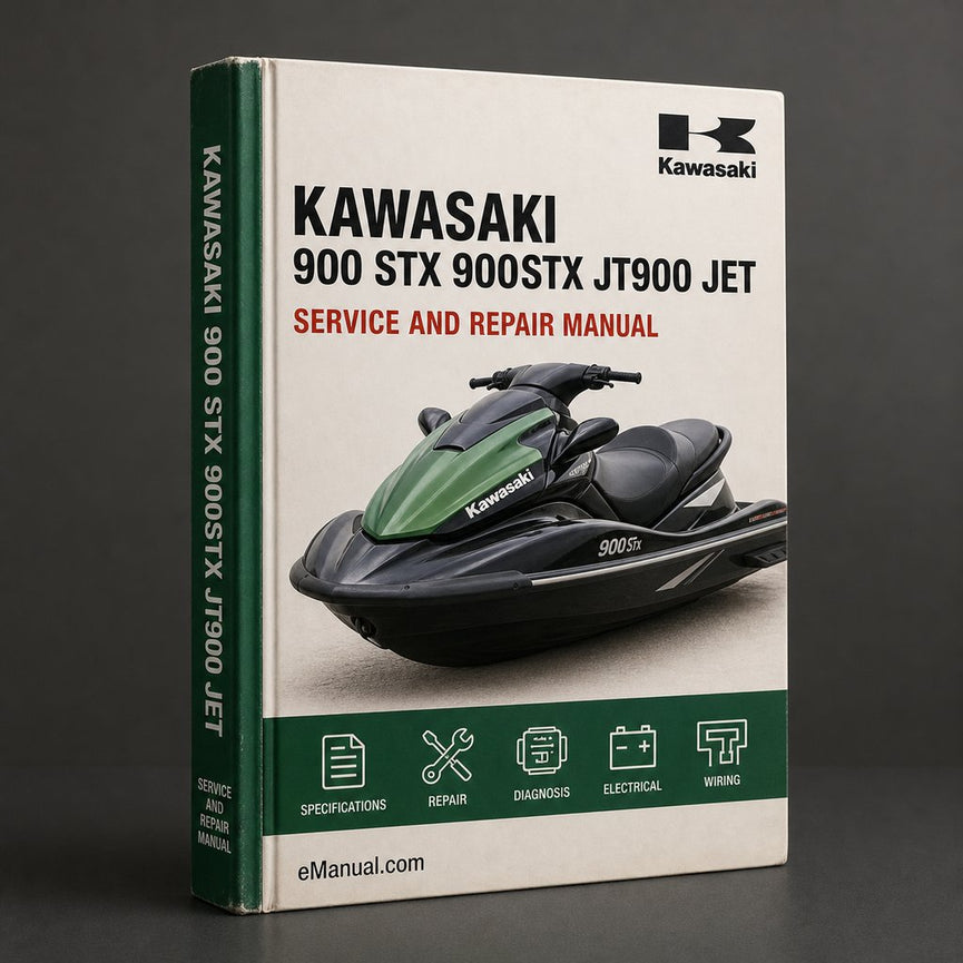 Kawasaki 900 STX 900STX JT900 Jet Ski Complete Workshop Service Repair Manual 1997 1998 1999 2000 PDF