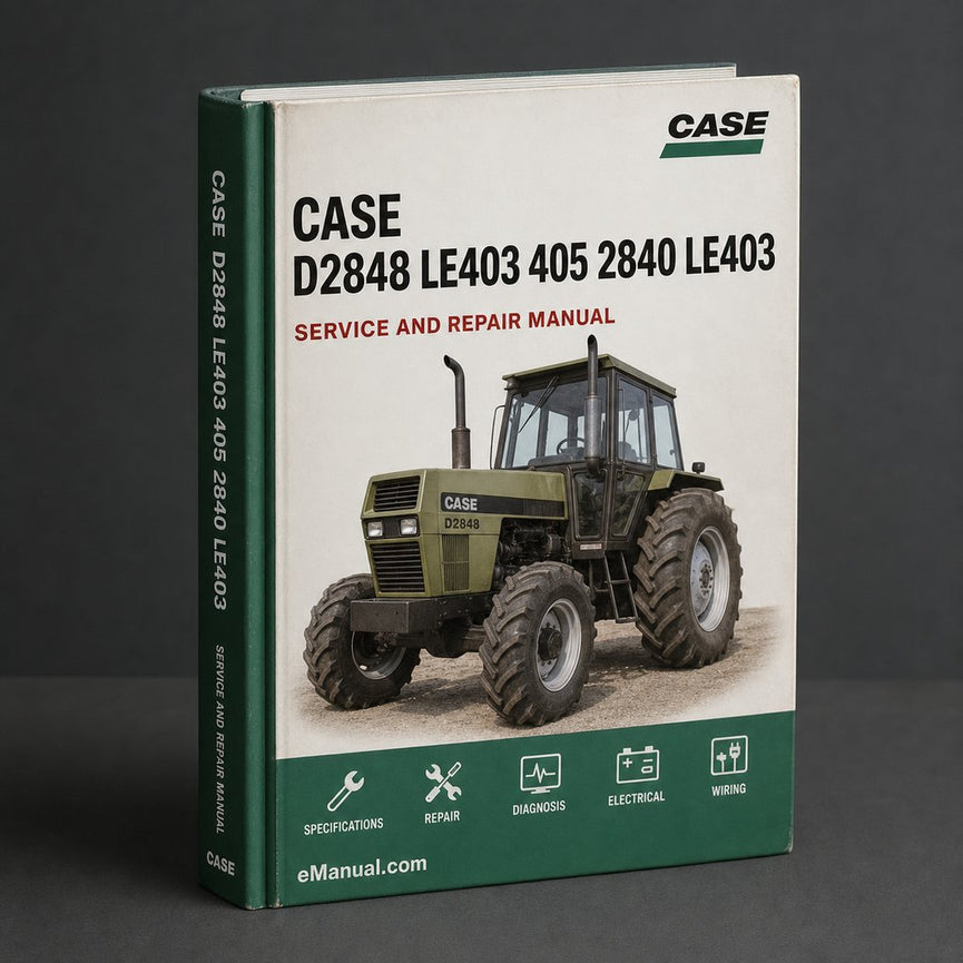 D2848 LE403 405 2840 LE403 2842 LE404 407 410 Repair Manual PDF