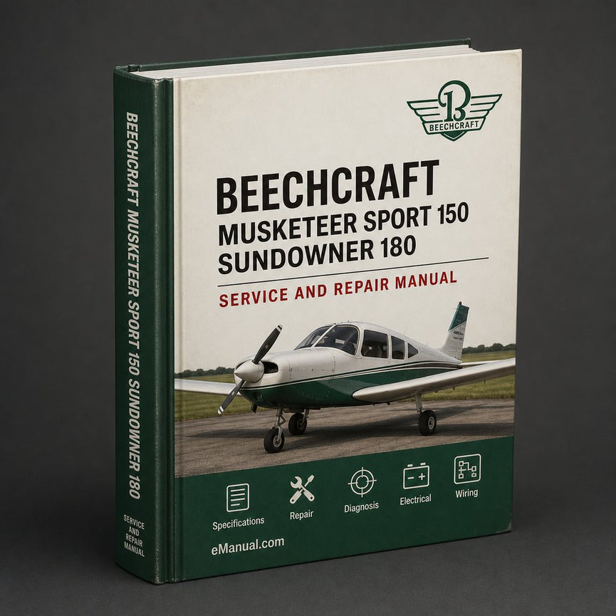 Beechcraft Musketeer Sport 150 Sundowner 180 Sierra Sierra 200 Service Repair Workshop Manual PDF
