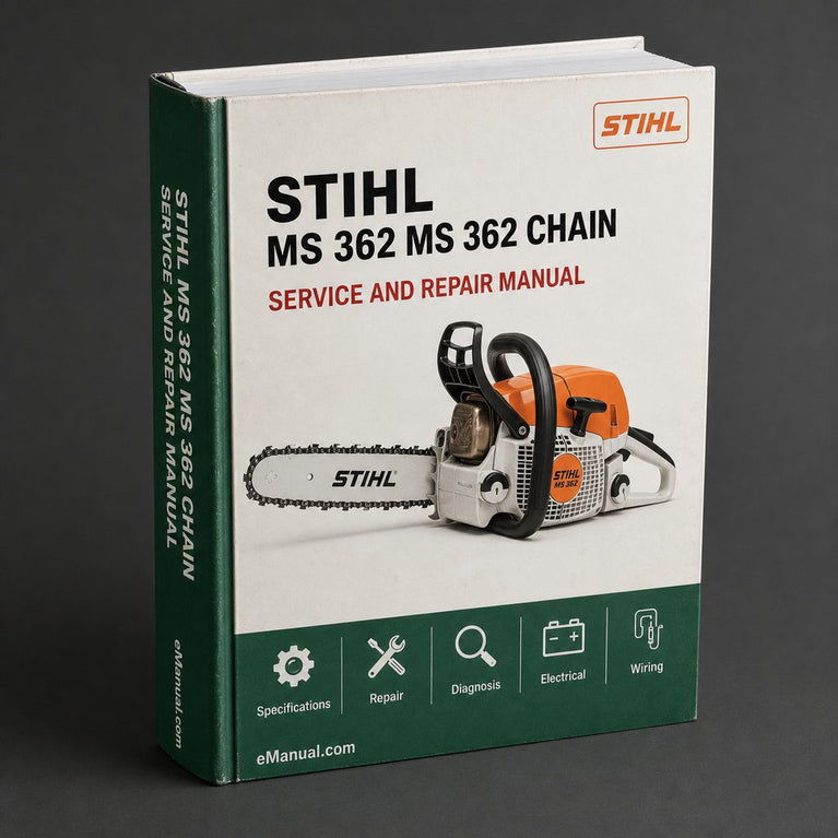 Stihl MS 362 & MS 362 C Chain Saw Complete Workshop Service Repair Manual PDF