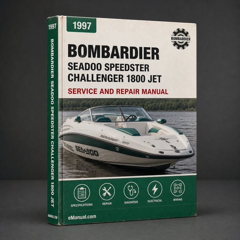 Bombardier Seadoo Speedster Challenger 1800 1997 Jet Boat Service Manual PDF