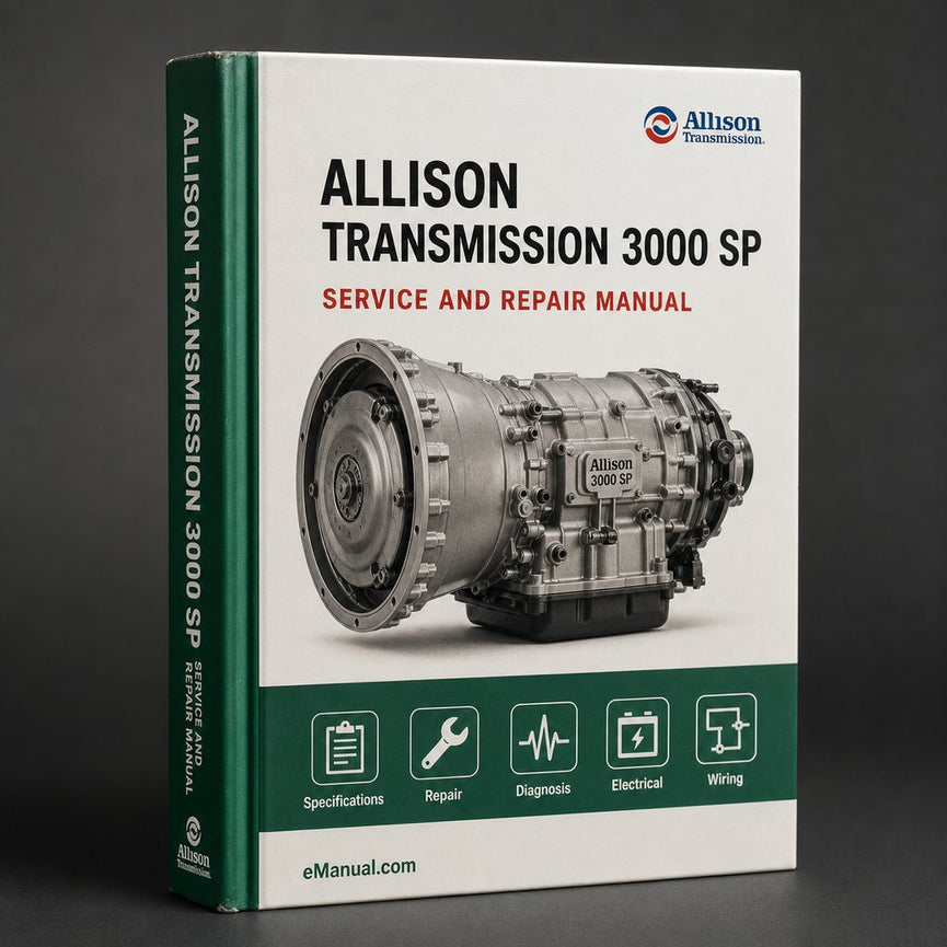 ALLISON Transmission 3000 SP Service Manual PDF