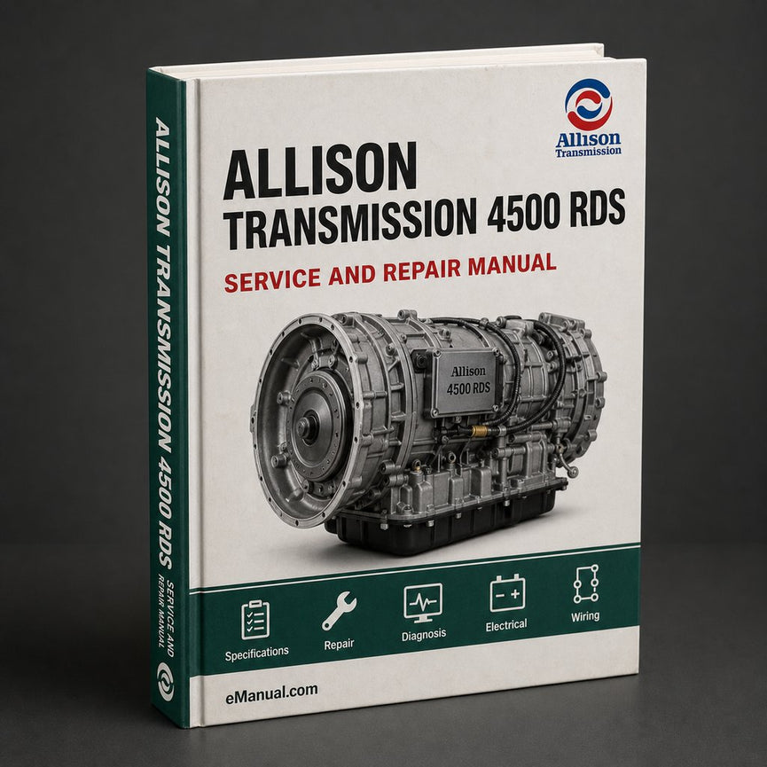 ALLISON Transmission 4500 RDS Service Manual PDF