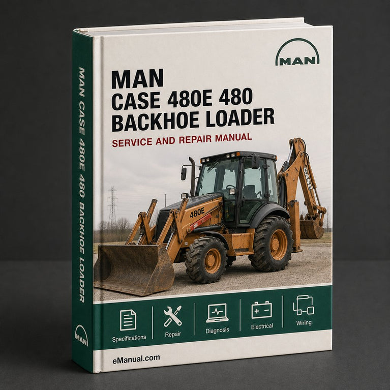 Case 480E 480 E Backhoe Loader Illustrated Parts Catalog Manual - Improved - PDF