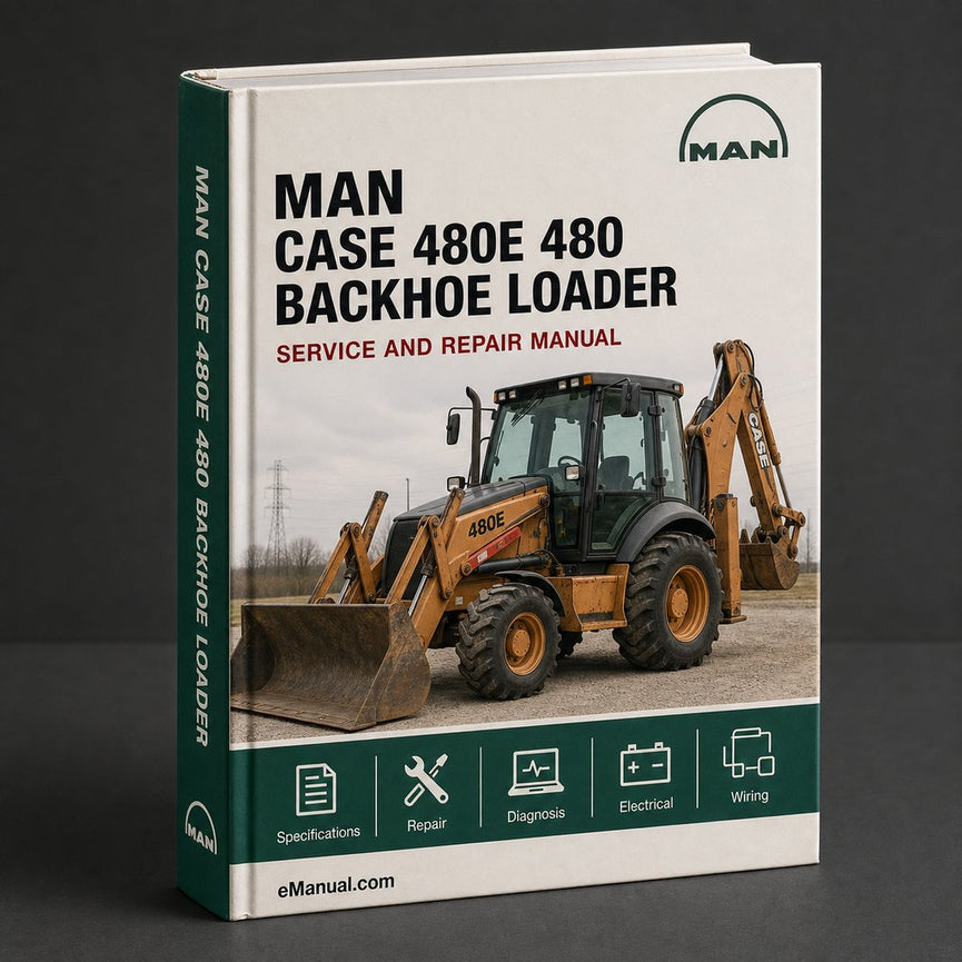 Case 480E 480 E Backhoe Loader Illustrated Parts Catalog Manual - Improved - PDF