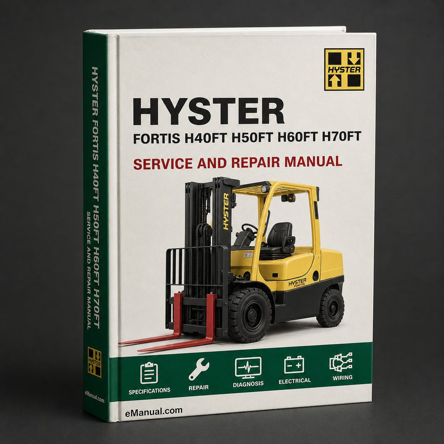 Hyster Fortis H40FT H50FT H60FT H70FT (L177) 4-Wheel Pneumatic Tire Lift Trucks Parts Manual PDF