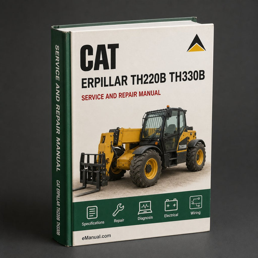 Caterpillar Cat TH220B TH330B Complete Workshop Service Repair Manual PDF