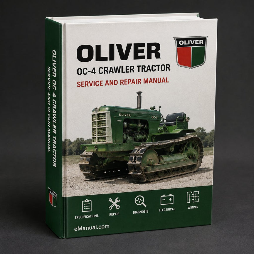 OLIVER OC-4 Crawler Tractor Parts Manual PDF