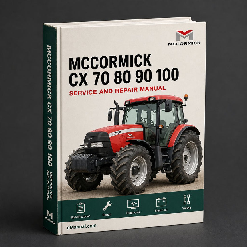 MCCORMICK CX 70 80 90 100 TRACTORS Parts Manual PDF