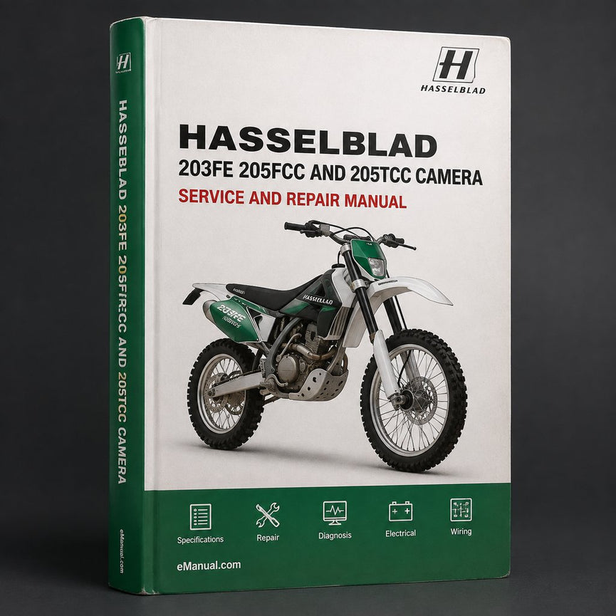 Hasselblad 203FE 205FCC and 205TCC camera Service Manual PDF