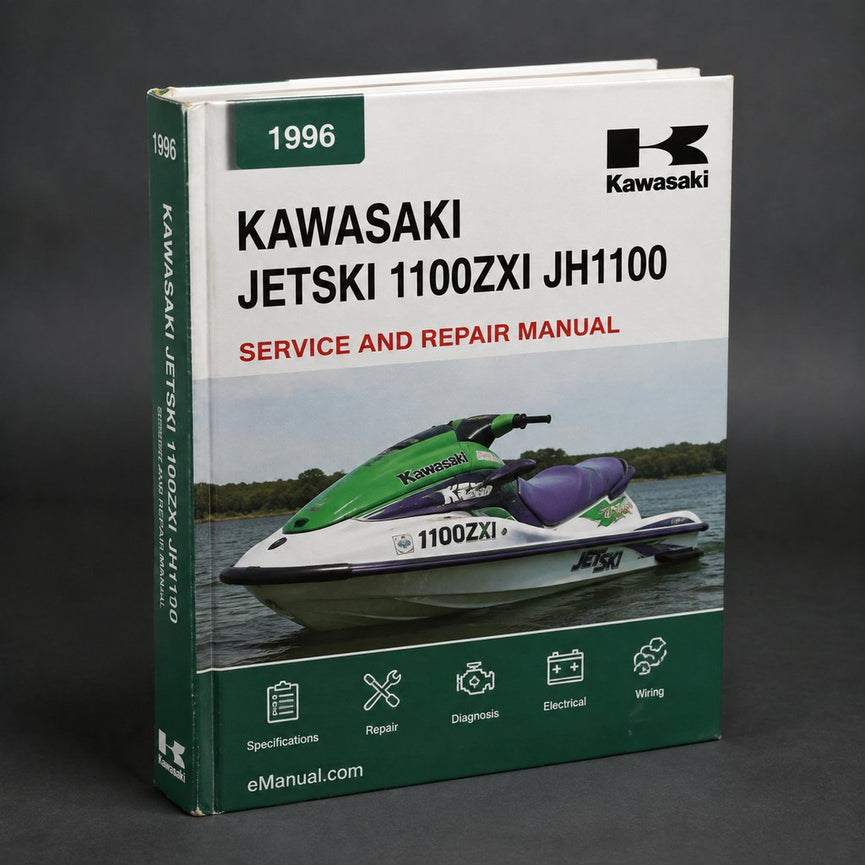 1996-2002 Kawasaki JetSki 1100Zxi JH1100 Factory Service Repair Manual PDF