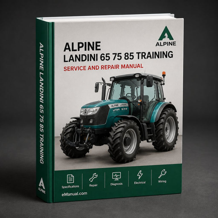 Landini Alpine 65 75 85 training Service Manual PDF