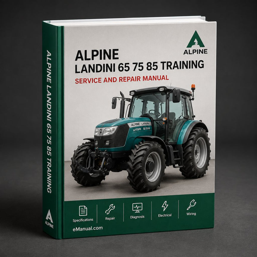 Landini Alpine 65 75 85 training Service Manual PDF