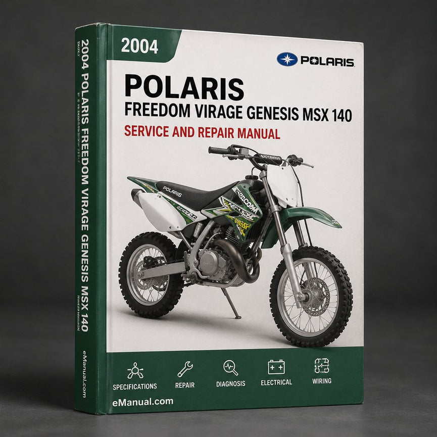 2004 Polaris Repair Manual Freedom Virage Genesis & MSX 140 PDF