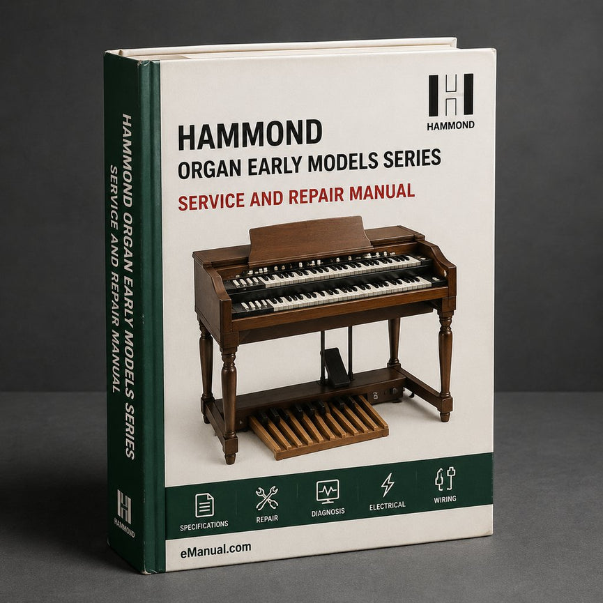 Hammond Organ Service Manual - Early Models (A B C series B PDF