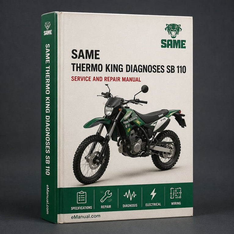 Thermo King Diagnoses Service Manual SB 110 210 310 SLX200 PDF