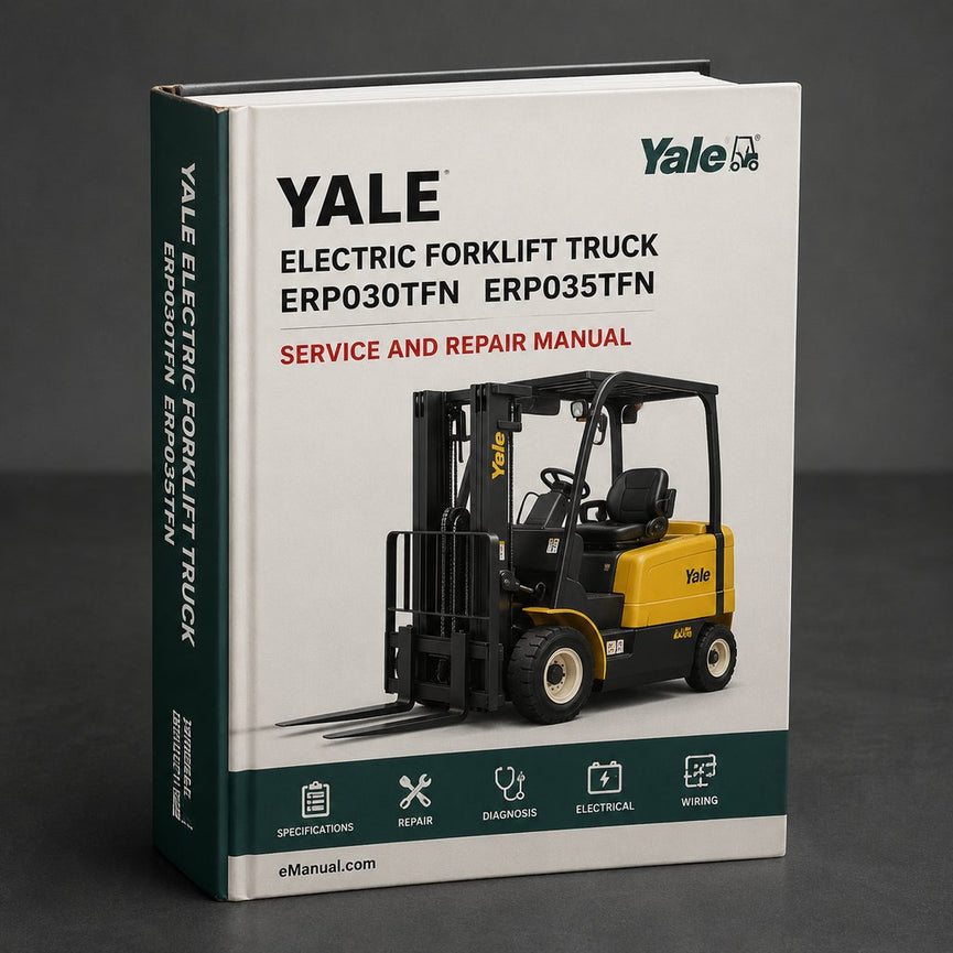 Yale Electric Forklift Truck ERP030TFN ERP035TFN ERP040TFN Workshop Service Manual PDF