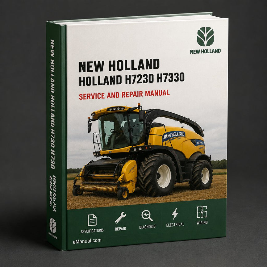 New Holland H7230 H7330 Service Repair Workshop Manual PDF