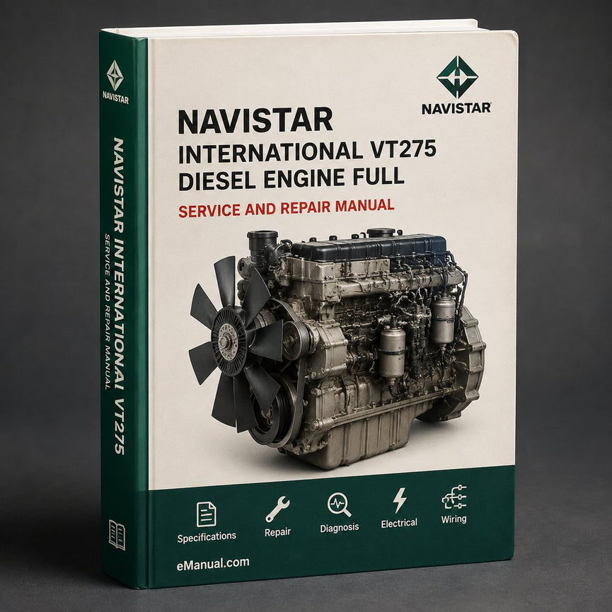 Navistar International VT275 Diesel Engine Full Service & Repair Manual