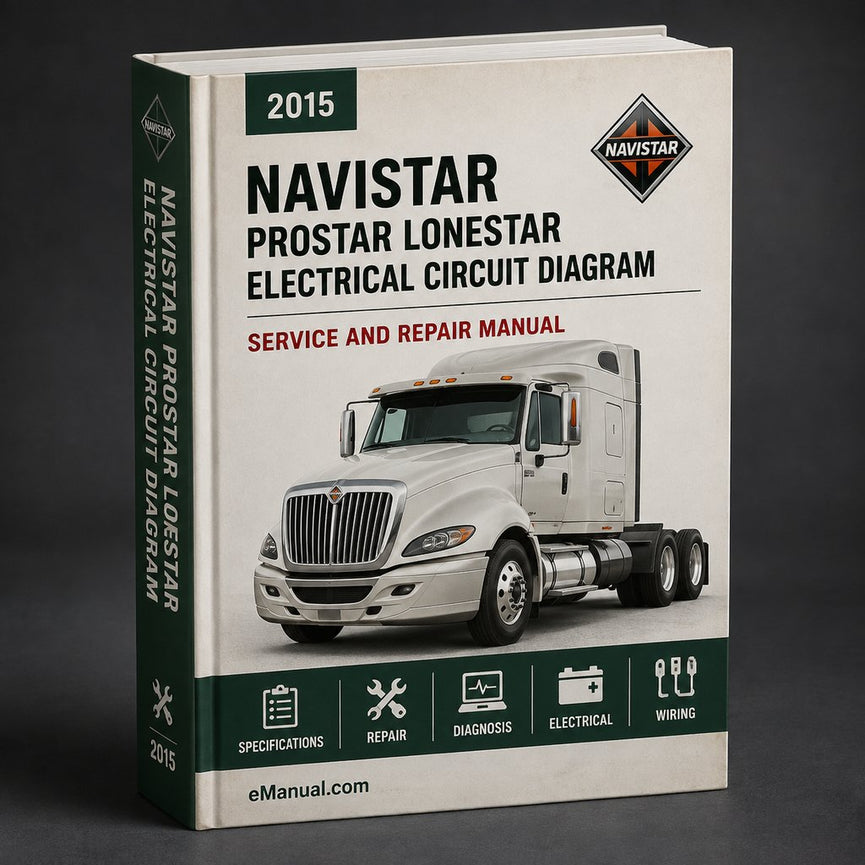 2015 Navistar ProStar LoneStar Electrical Circuit Diagram Manual PDF