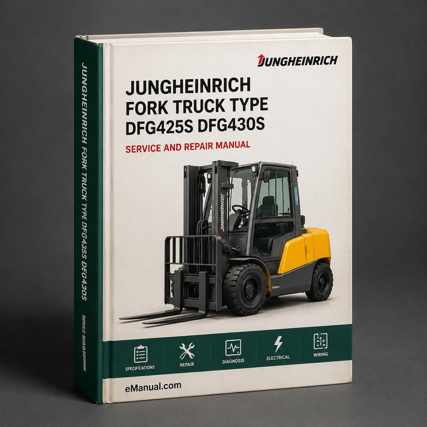Jungheinrich Fork Truck Type DFG425S DFG430S DFG435S TFG425S TFG430S TFG435S Workshop Service Repair Manual