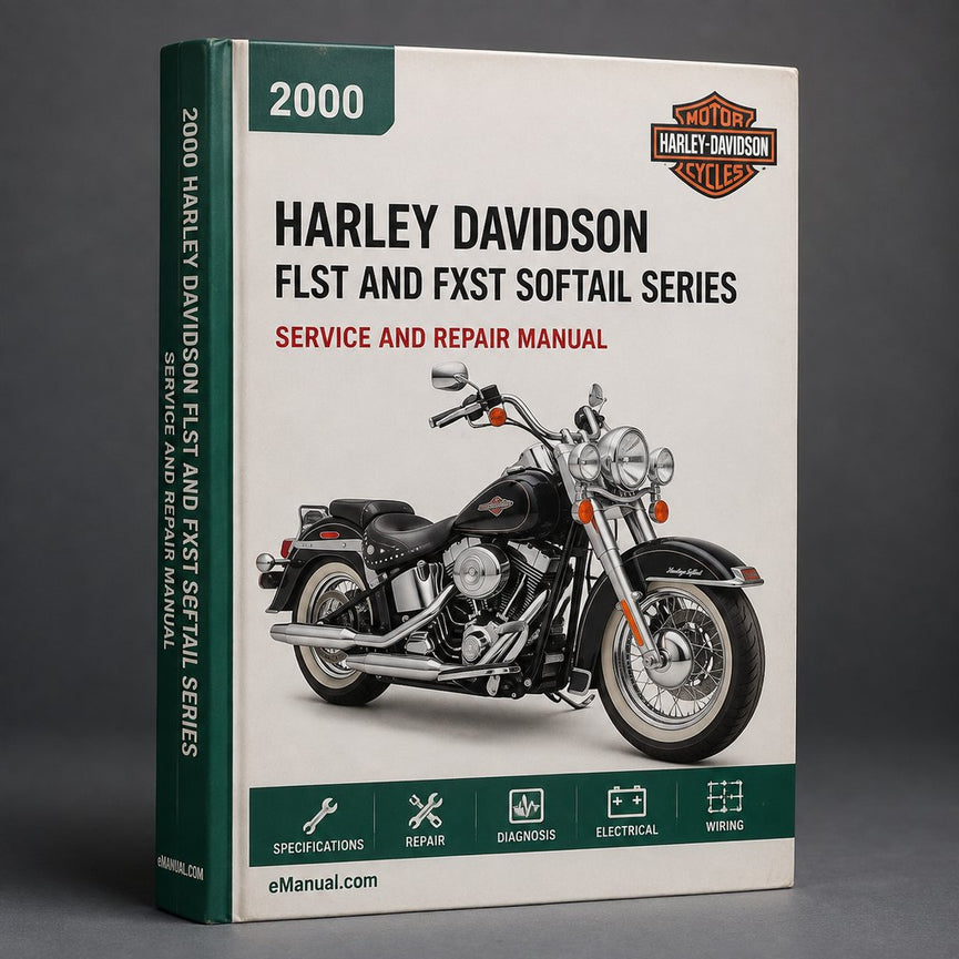 2000-2005 Harley Davidson FLST and FXST Softail Series Service Repair Manual (PDF Preview Perfect for the DIY person) Download