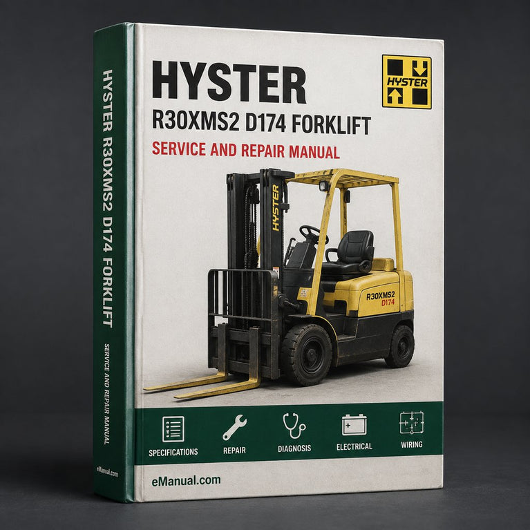 Hyster R30XMS2 (D174) Forklift Service Repair Manual PDF