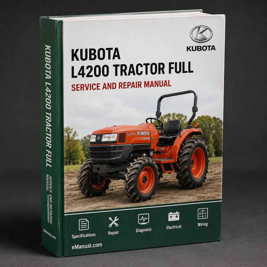 Kubota L4200 Tractor Full Service Repair Manual PDF