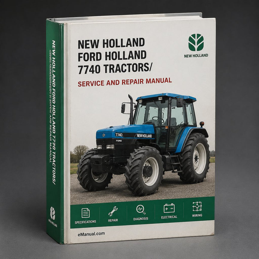 Ford New Holland 7740 TRACTORS/Parts Catalog Illustrated
