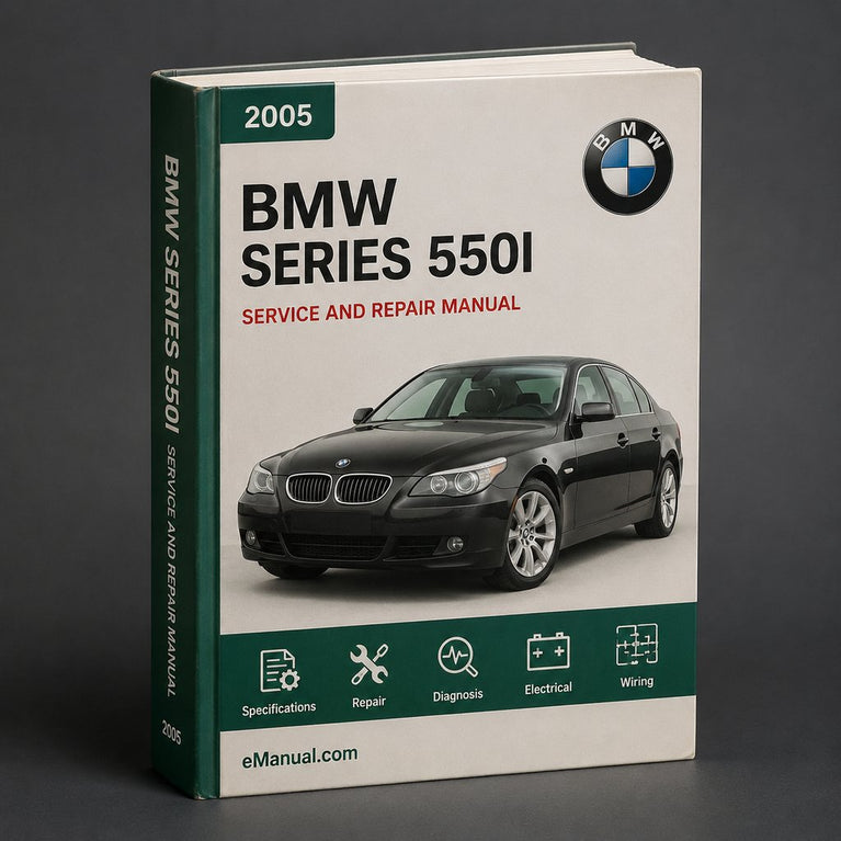 BMW 5 Series 550i 2005-2010 Workshop Service Manual PDF