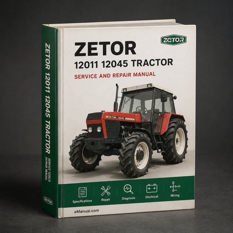 Zetor 12011 12045 Tractor Workshop Service Repair Manual PDF